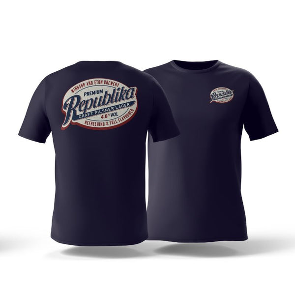 Republika T-shirt Navy Blue