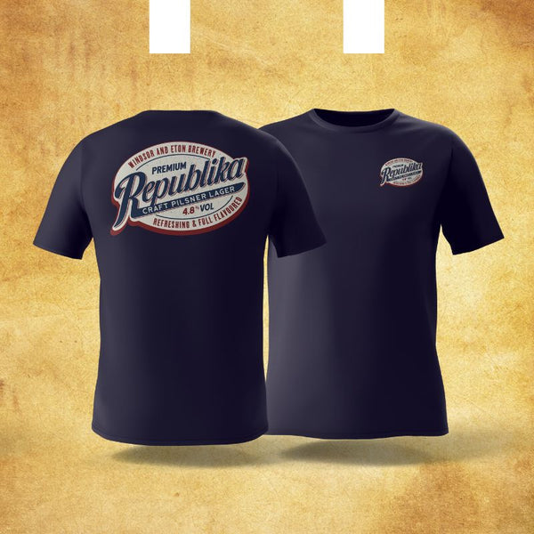 Republika T-shirt Navy Blue
