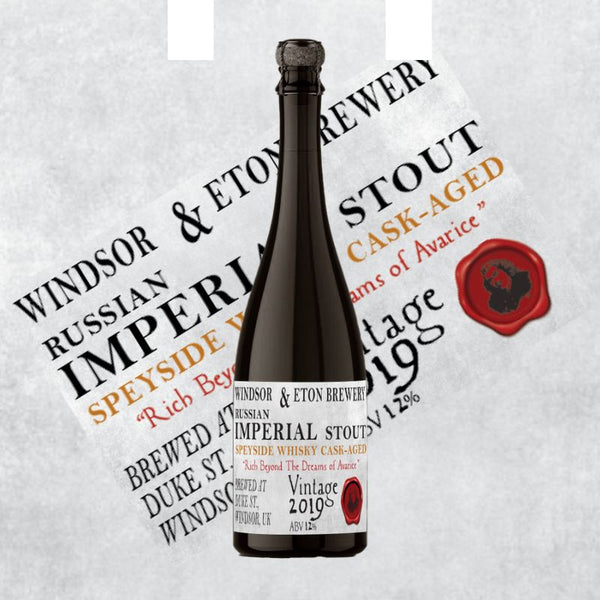 Russian Imperial Stout - Speyside Whisky Cask-aged 12% ABV 750ml Champagne Bottle